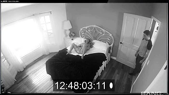 Brown-haired girlfriend Farrah Dahl is jumping on a large penis