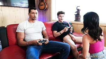 Good doggy style fuck with a slutty brunette Natalie Brooks