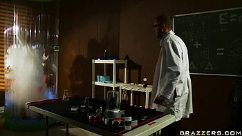 Indian fuck doll with silicone tits Priya Rai rammed in the classroom