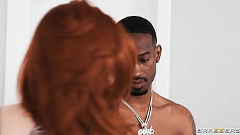 Abigaiil Morris and Roxie Sinner are enjoying interracial dick-riding