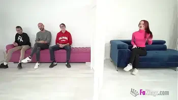 BLIND DATES are back! She'll have to choose a guy, but ends up fucking two