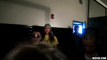 Sexy young dolls Alexis Rodriguez and Maggie Roze love public dsex