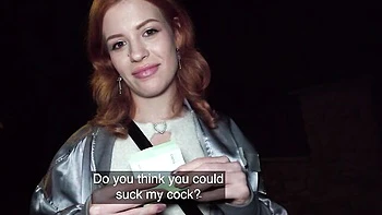 Sweet redhead chick Mia Stone fucked in the missionary pose