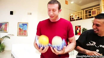 An awesome dick-riding session with a hot beauty Vicky Vixen