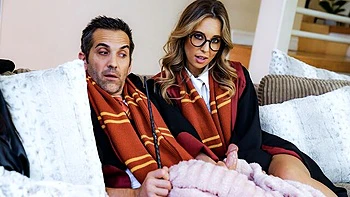 Lusty chick Millie Morgan likes intensive doggy style penetration