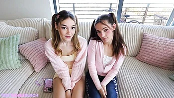 Mysterious Della Cate and Juniper Ren - step fantasy sex - Teen Loves Black