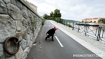 Modest Claudia's posing clip