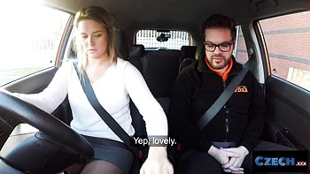 Public sex with striking Ryan Ryder and Nikky Dream from Czech XXX