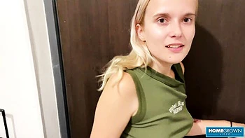 Shaved smut with mysterious treasure from Homegrown Video