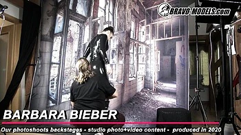 Winning Barbara Bieber at cosplay action