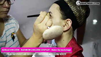 Adelle Unicorn and Adelle's babe clip by Bravo Models