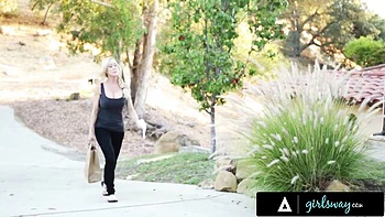 Cute Brandi Love and Gina Valentina's big ass sex