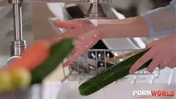 Boss and His Employee got Their Black Pipes Cleaned and Sucked by Russian Slut Sasha Rose