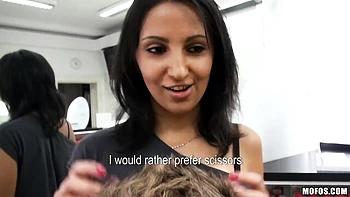 Inviting Samante's blowjob scene