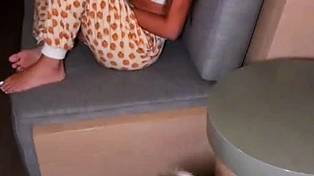 Nasty brunette pornstar with big boobs