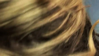 Redheaded tramp with thickest knockers gets facialized in