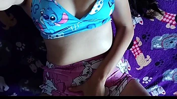 College Girl Touches Her Rich Vagina And Pussy