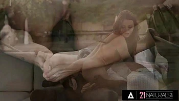 21 NATURALS - Katy Rose Uses Her Pretty Toes to Tame a Huge Cock