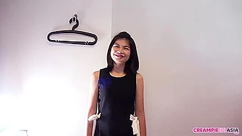 Tiny Thai Asian Girl With Small Tits Fucked In The Hotel Room - Amateur Vid With Cumshot