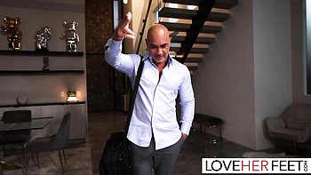 Funny Christian Clay and Desiree Dulce - feet sex xxx - Love Her Feet