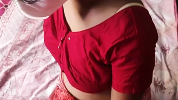 Lovely Dipti Giving Blowjob Undress Pink Saree Showing Hot Boobs And Fucking With Boyfriend