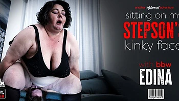 Edina Is A Bbw Facesitting Mature Granny