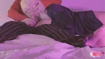 Sucks StepSon on Couch