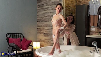 Hairy Mature Gerda Ice Seduces Her Stepdaughter In A Wet Old And Young Lesbian Adventure