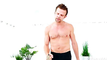 Awesome anal fuck with a curly-haired slutty girlfriend Nico Luva