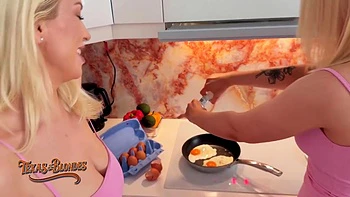 Mr Texas, Vera Jarw And Greta Foss In Share Cock For A Creamy Morning Meal!