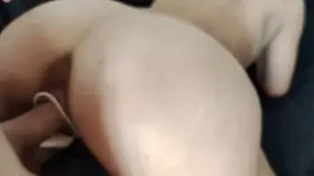 Female condom using tutorial and cum inside