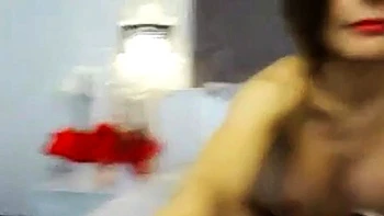 Brunette's Webcam Solo with Dildo