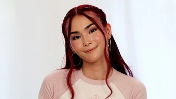 Gorgeous missionary pose fuck with a long-legged redhead Scarlette