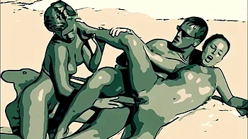 BITCHES ON A BEACH: Blowjob, Chaturbate  Threesome Porn