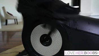 Boob worship movie with bouncy Brad Newman and Linzee Ryder from Love Her Boobs