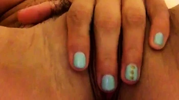 Close up cock jerking solo