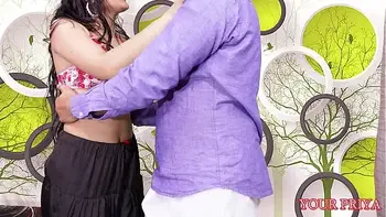 Indian step Daughter Seduces her Father for Sex and Blowjob with dirty talks