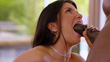 Big black cock for big tits of hot Romi Rain and Kira Noir