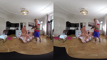 Vera Jarw & Lady Gang Vr Video Part Two - Huge Natural Tits Cheerleader