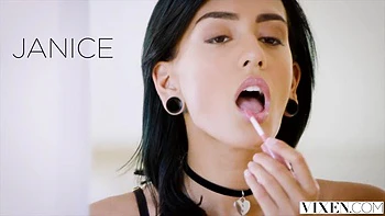 VIXEN Horny Babe Janice Seduces Her Roommate ft. Janice Griffith: Blowjob, Cowgirl  Missonary Porn