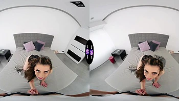 Nicole Sweet in sensual vr bedroom action