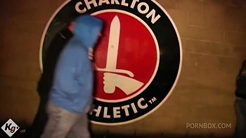 Soccer Babe Enjoys A Hard Spit Roast After The Match