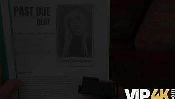 VIP 4K: Andrea’s Shaved Hardcore Debt-Collector Fuck