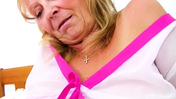 British granny Isabel gets fondled and fingered