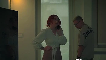 Spying on my redhead girlfriend before fucking her