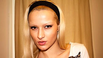 POV dick-sucking session with a passionate blonde chick Cherry Kiss