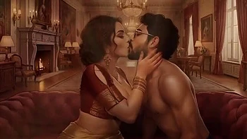 Handsome Indian Guy Doggystyle Fuck with Big Ass Aunty - Anal & Blowjob