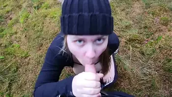 Outdoor sex with cute chubby girl Maja!