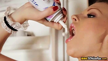 Bigtitted maid doggystyled by BBC