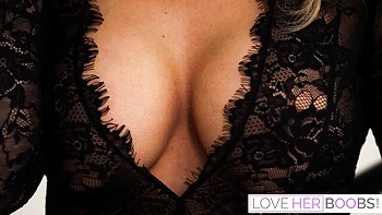 Busty Karina King Sucks Big Black Cock